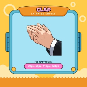Clap animated emotes | twitch emotes | kick emotes | emoji discord
