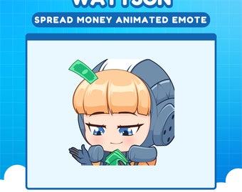Wattson Apex Legends spread money emote for twitch | Apex animated emotes