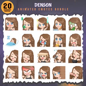 Denson Dead by Daylight Animated emotes bundle / 20 DBD Twitch Emote