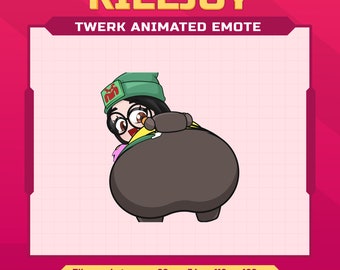 Killjoy Valorant Twerk Animated Emote (Discord/Twitch)
