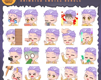 Trickster Dead by Daylight Animated emotes bundle / 20 DBD Twitch Emote