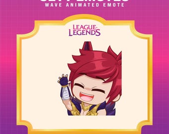 Sett League of Legends Wave emote for Twitch | League of Legends animated emotes