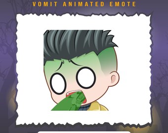 Yoichi Akasawa dead by daylight Vomit emotes / DBD Twitch Emote
