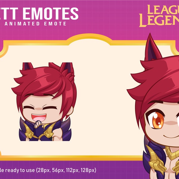 Sett League of Legends Clap emote for Twitch | League of Legends animated emotes