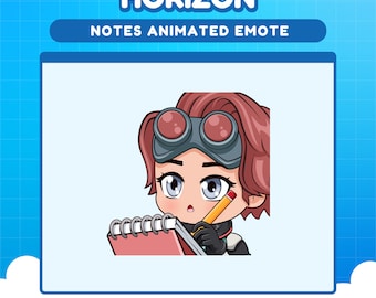 Emoticón de notas de Horizon Apex Legends para twitch/emoticones animados de Apex