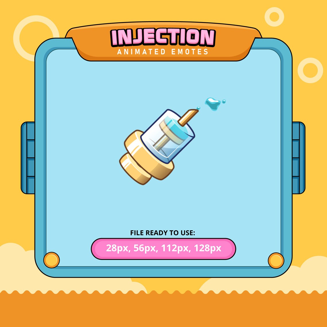 Injection Animated Emotes Twitch Emotes Kick Emotes Emoji Discord Etsy
