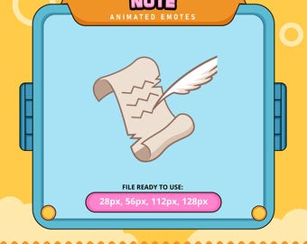Note Animated Emote | Twitch, Kick, Discord (Digital Download)