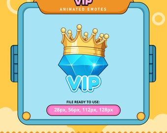 VIP animated emotes | twitch emotes | kick emotes | emoji discord