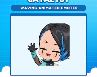 Catalyst Apex Legends Wave emote for twitch | Apex animated emotes