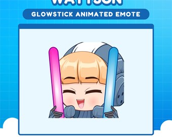 Wattson Apex Legends glow stick emote for twitch | Apex animated emotes