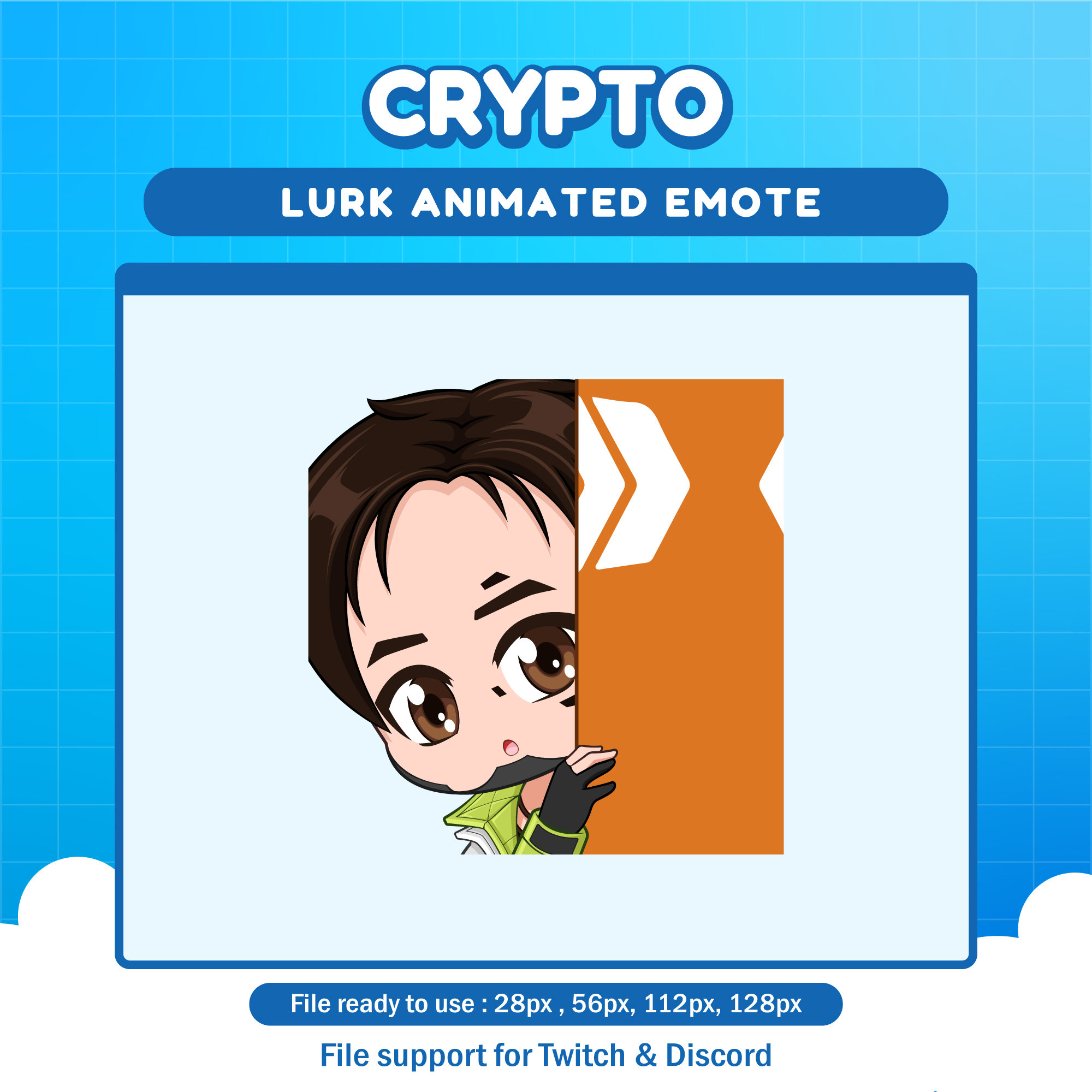 Crypto Apex Legends Lurk Emote for Twitch | Apex Animated Emotes - Etsy