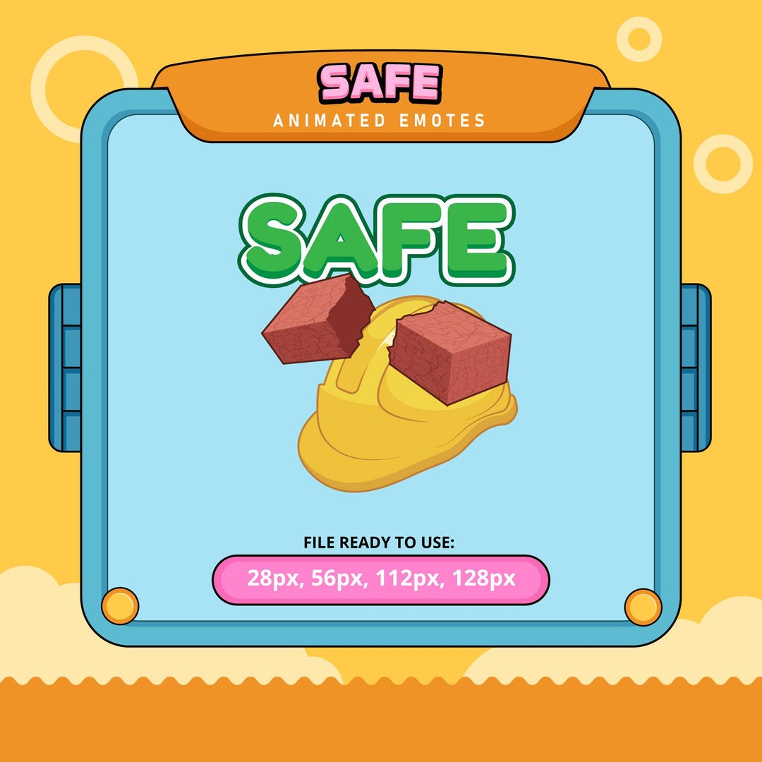 Safe Animated Emotes | Twitch Emotes | Kick Emotes | Emoji Discord - Etsy