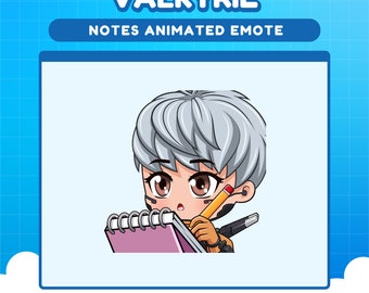 Valkyrie Apex Legends notes emote for twitch | Apex animated emotes