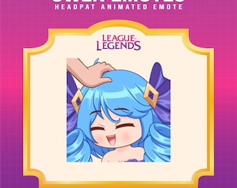 Gwen Headpat Animated Emote for Twitch | League of Legends (Digital Files)
