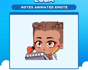 Loba Apex Legends notes emote for twitch | Apex animated emotes