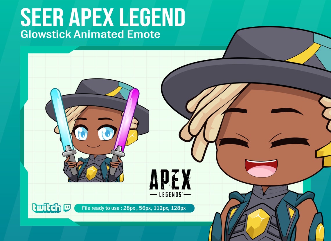 Seer Apex Legends Glow Stick Emote for Twitch Apex Animated Etsy
