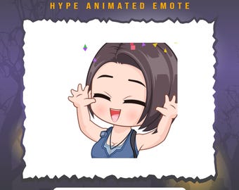 Jill Valentine dead by daylight Hype emotes / DBD Twitch Emote