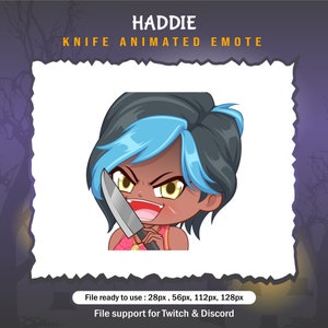 Haddie dead by daylight Knife emotes / DBD Twitch Emote