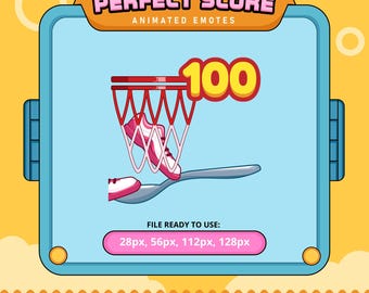 Score Animated Emote | Twitch, Discord Emoji (Digital Download)