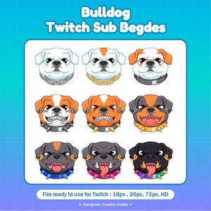 Dog sub badges for twitch / twitch sub badges