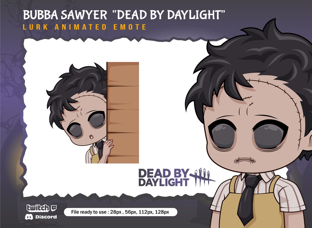 Bubba Sawyer Dead by Daylight Lurk Emote / DBD Twitch Emote Etsy
