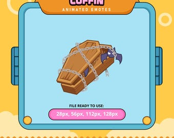 Animated Coffin Emotes | Twitch, Discord (Digital Download)