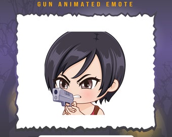 Ada Wong muerta por gestos de pistola de luz del día / DBD Twitch Emote