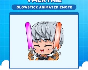 Valkyrie Apex Legends glow stick emote for twitch | Apex animated emotes