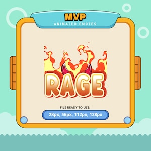 Rage animated emotes | twitch emotes | kick emotes | emoji discord