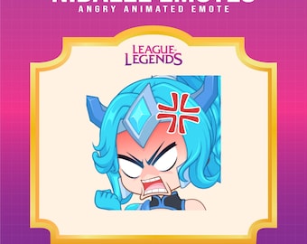 Nidalee Angry Emote | League of Legends Animated Emote (Digital Download)