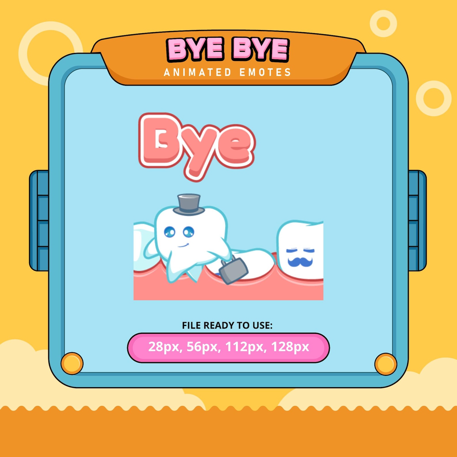 Bye Bye Animated Emotes | Twitch Emotes | Kick Emotes | Emoji Discord ...