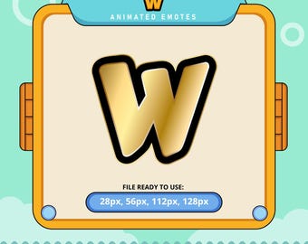 W animated emotes | twitch emotes | kick emotes | emoji discord