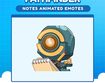Pathfinder Apex Legends notes emote for twitch | Apex animated emotes