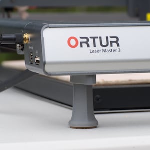 Ortur Laser Master 3 Leg Extension - Version 1.0 - STL Files (All sizes: 2&quot;, 3&quot;, 4&quot;, 5&quot;, 6&quot;) Static Height Non Adjustable Rigid Design Sleek