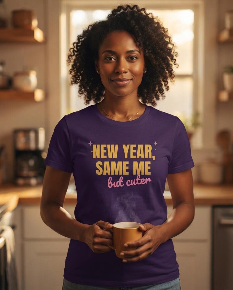 Funny New Year Shirt, New Year Same Me Tee, But Cuter or Just More Handsome afbeelding 6