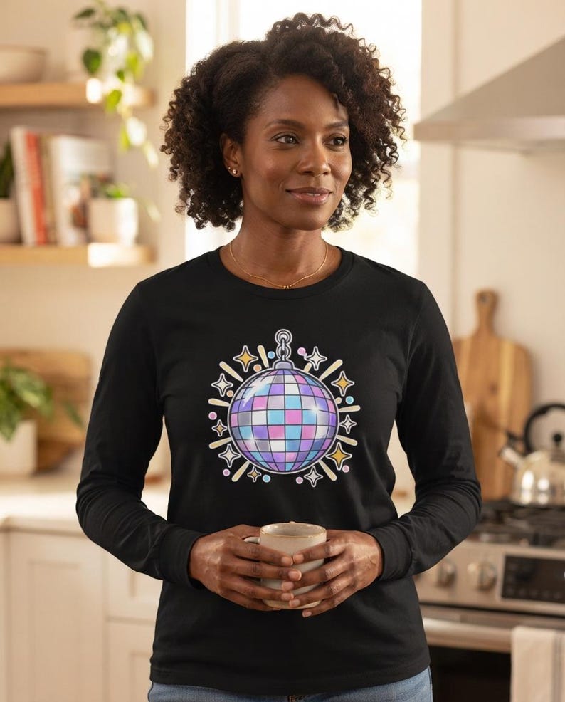 Disco Ball New Year Shirt, Hello 2027 Tee, NYE Party Top, New Year Gift image 9
