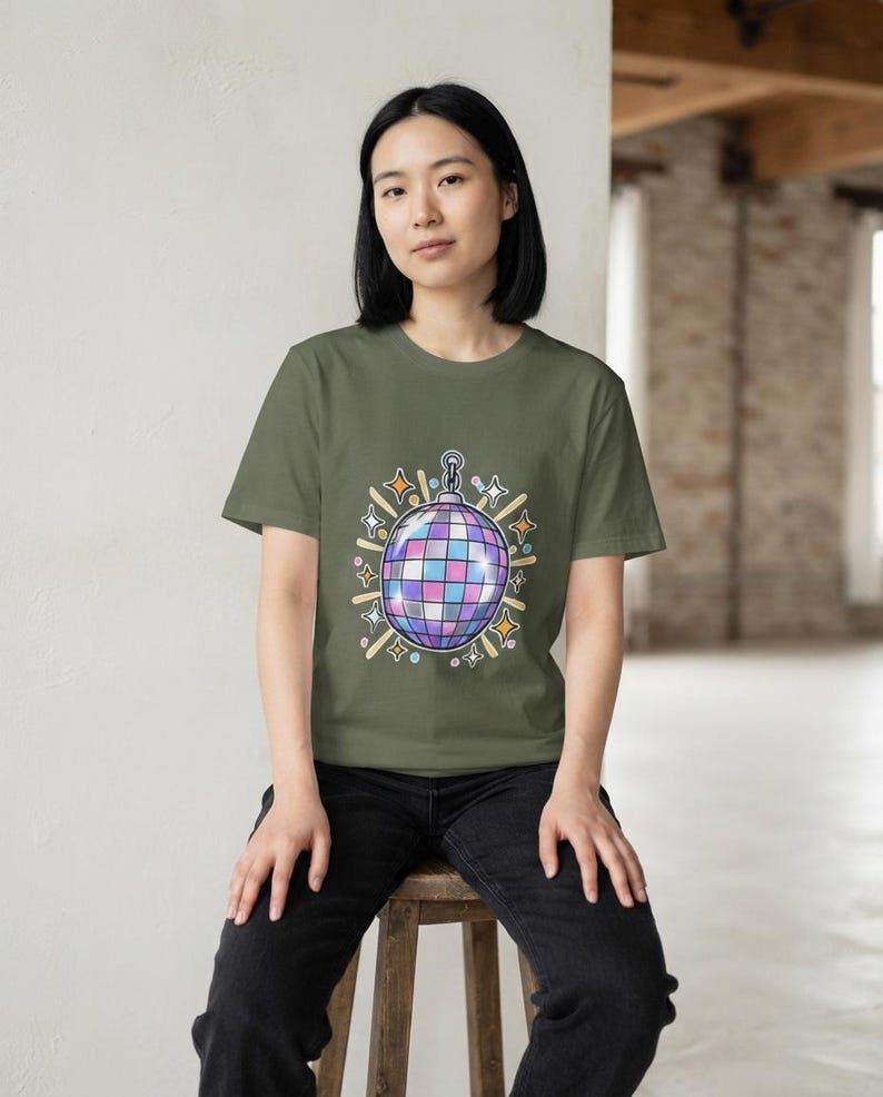 Disco Ball New Year Shirt, Hello 2027 Tee, NYE Party Top, New Year Gift image 5