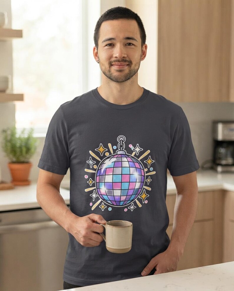 Disco Ball New Year Shirt, Hello 2027 Tee, NYE Party Top, New Year Gift image 4