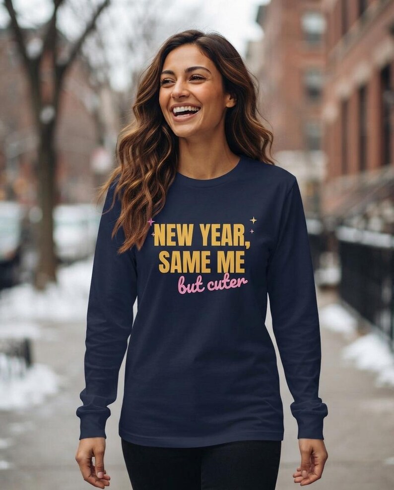 Funny New Year Shirt, New Year Same Me Tee, But Cuter or Just More Handsome afbeelding 7