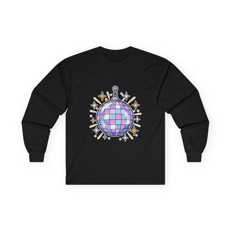 Disco Ball New Year Shirt, Hello 2027 Tee, NYE Party Top, New Year Gift image 2