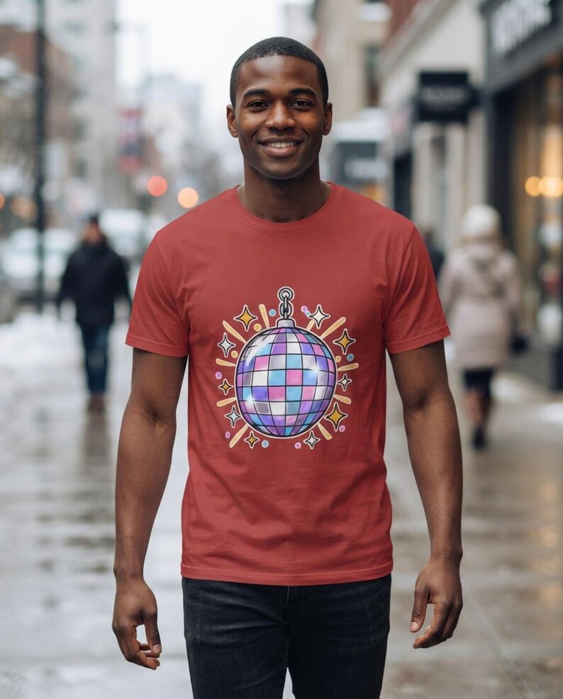 Disco Ball New Year Shirt, Hello 2027 Tee, NYE Party Top, New Year Gift image 6