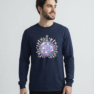 Disco Ball New Year Shirt, Hello 2027 Tee, NYE Party Top, New Year Gift image 7