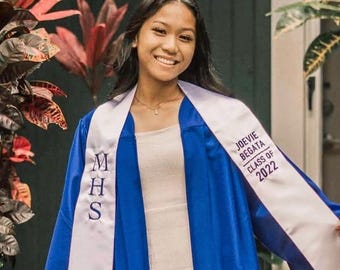 Embroidered Graduation Stoles, Class of 2026