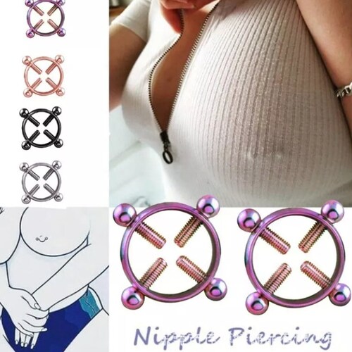 Four Screw Nipple Jewlery Etsy