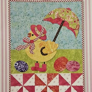 Pattern - Miss Chickie Quilt/Wall Hanging, Easter Chick and Eggs, Physical Pattern