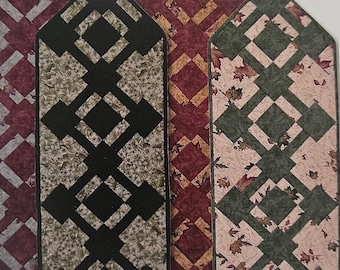 Pattern - Four By Four Table Runner Pattern, Physical Pattern