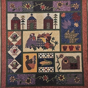 Pattern - Fall Festival Quilt Pattern, Physical Pattern