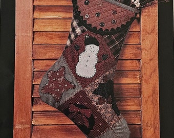 Pattern - Scrap Patch Stocking Pattern, Physical Pattern
