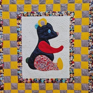 Pattern - Connor The Bear Quilt Pattern, Physical Pattern