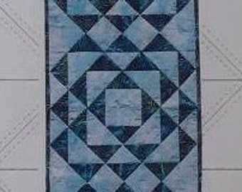 Get off the Table, Table Runner Pattern and Ta-Da Triangle Fabric, Physical Pattern